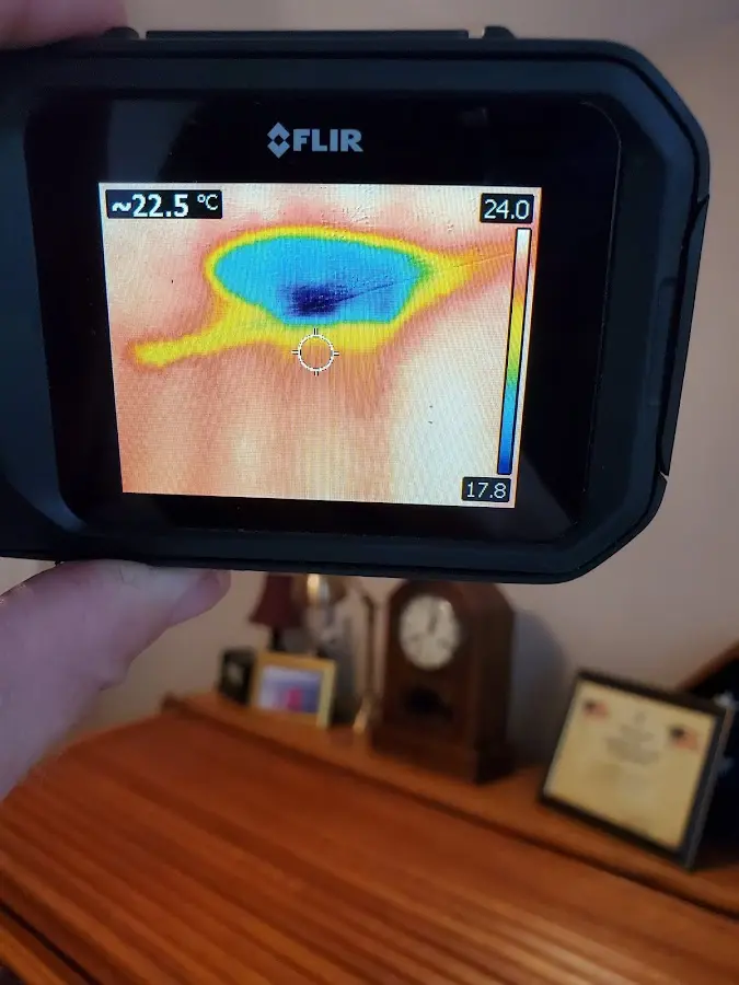 Thermal imaging inspection for water damage in Moorestown