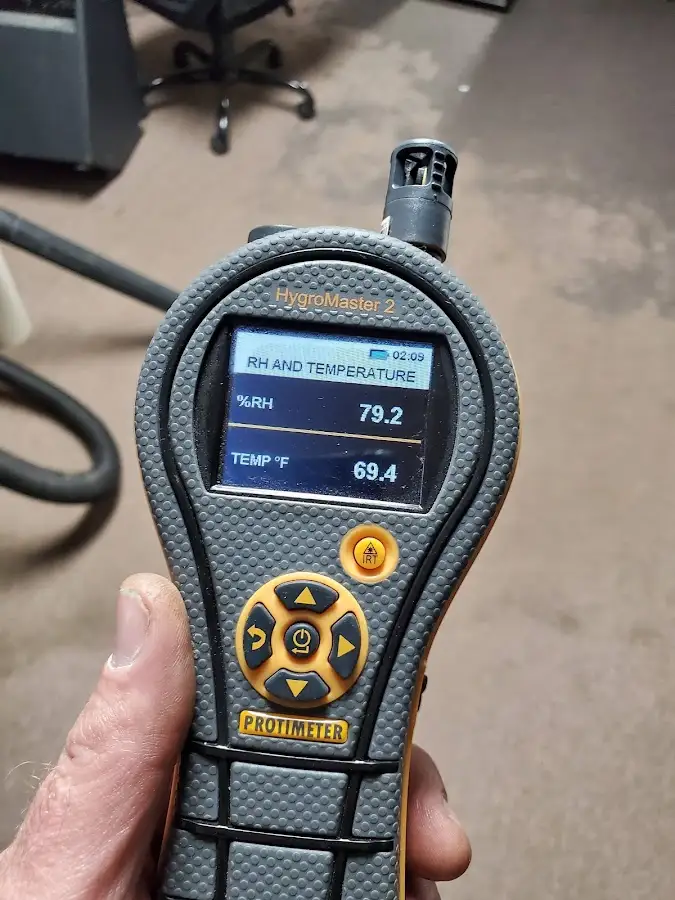 Moisture meter humidity assessment for Mold Remediation & Removal in Moorestown